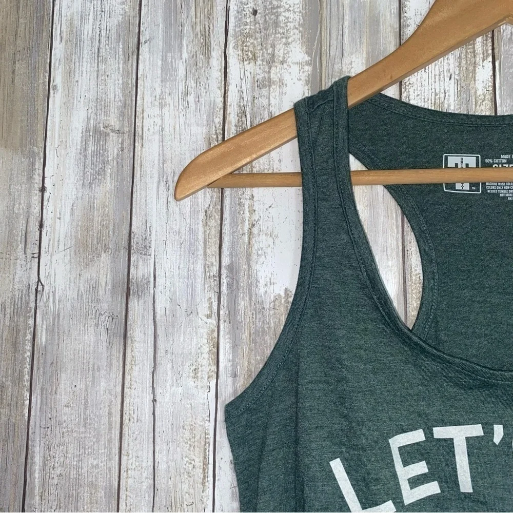 Michigan State Spartans Tank Top Women’s Small Green NCAA Game Day Shirt NWT